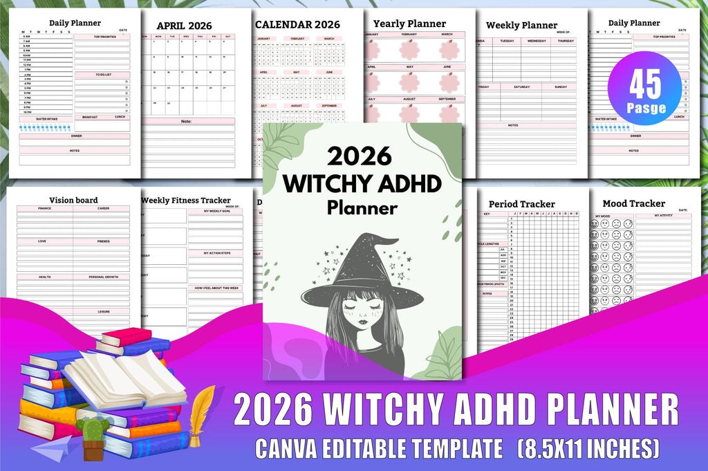 Witchy ADHD Planner