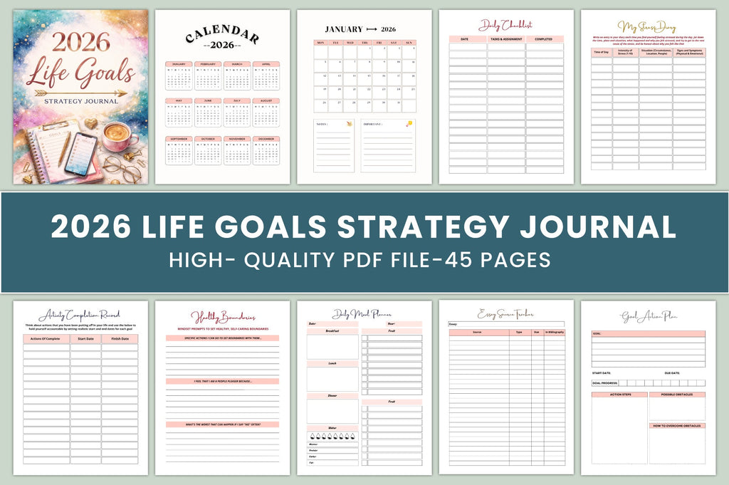 Life Goals Strategy Journal