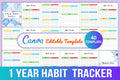 Yearly Habit Planner