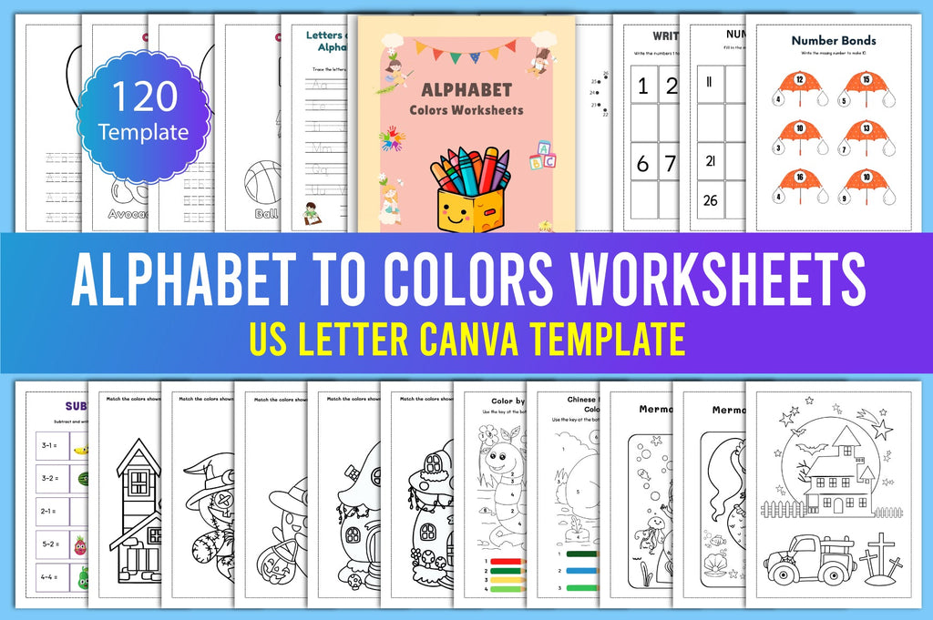 Alphabet to Colors Worksheets Guide