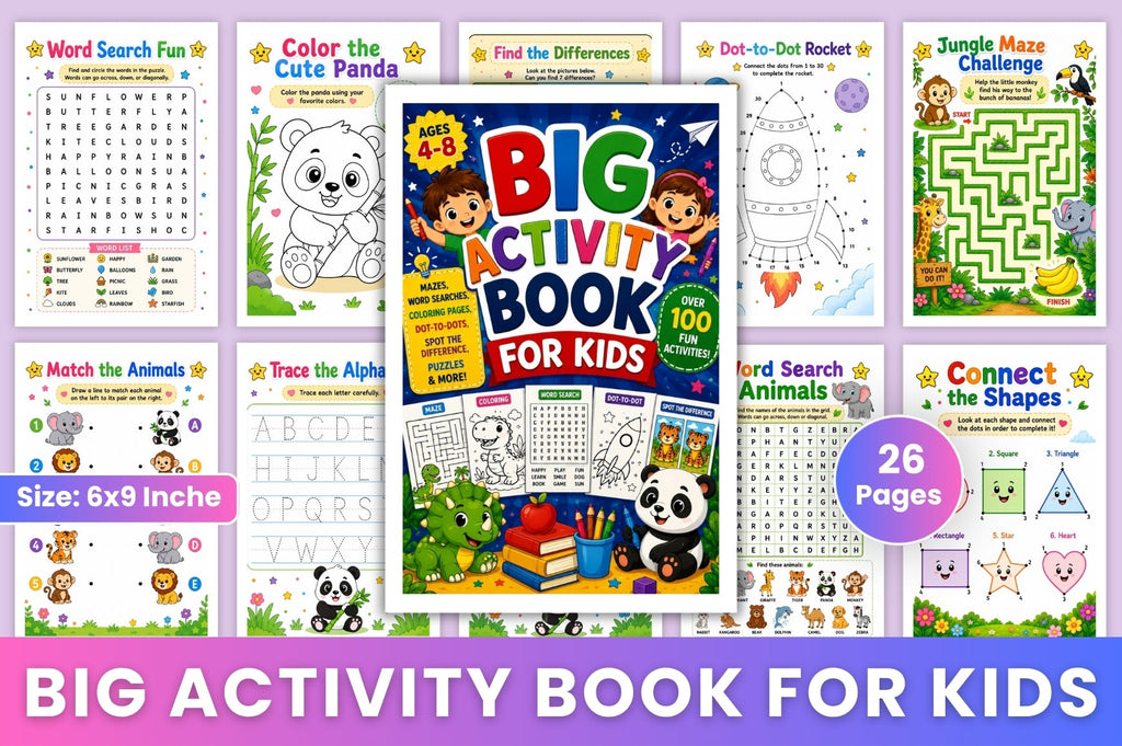 Big Activity For Kids Book