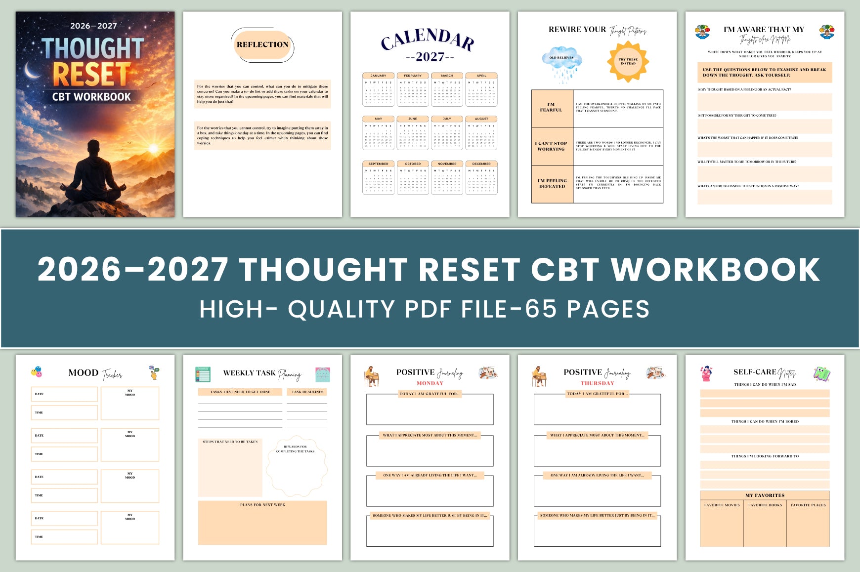 Thought Reset CBT Book