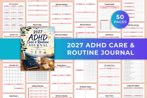 Adhd Care Routine Journal