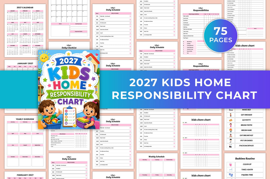 Kids Home Responsibility Chart