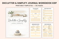 Declutter Simplify Workbook