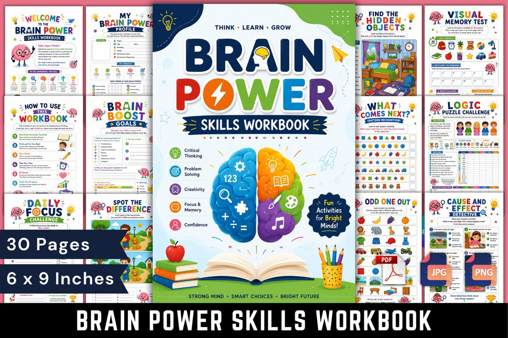 Brain Power Skills Workbook