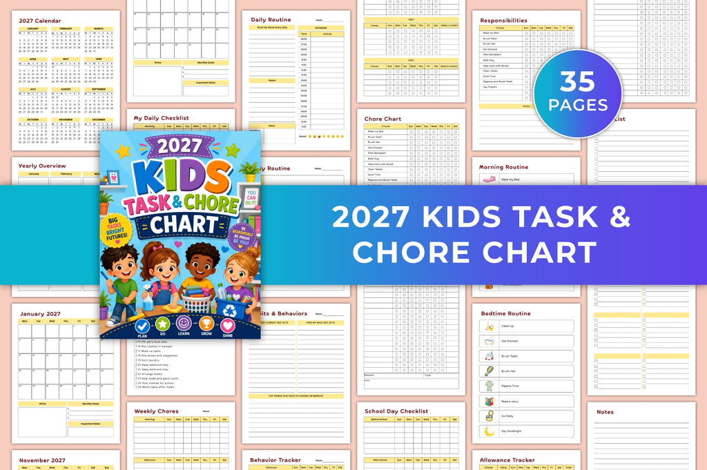 Kids Task Chore Chart