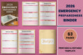 Emergency Preparedness Binder Planner