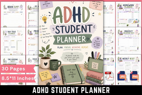 Adhd Student Planner