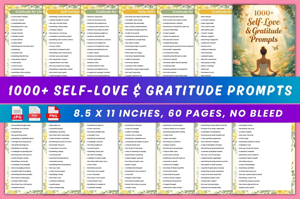 Self-Love Gratitude Prompts