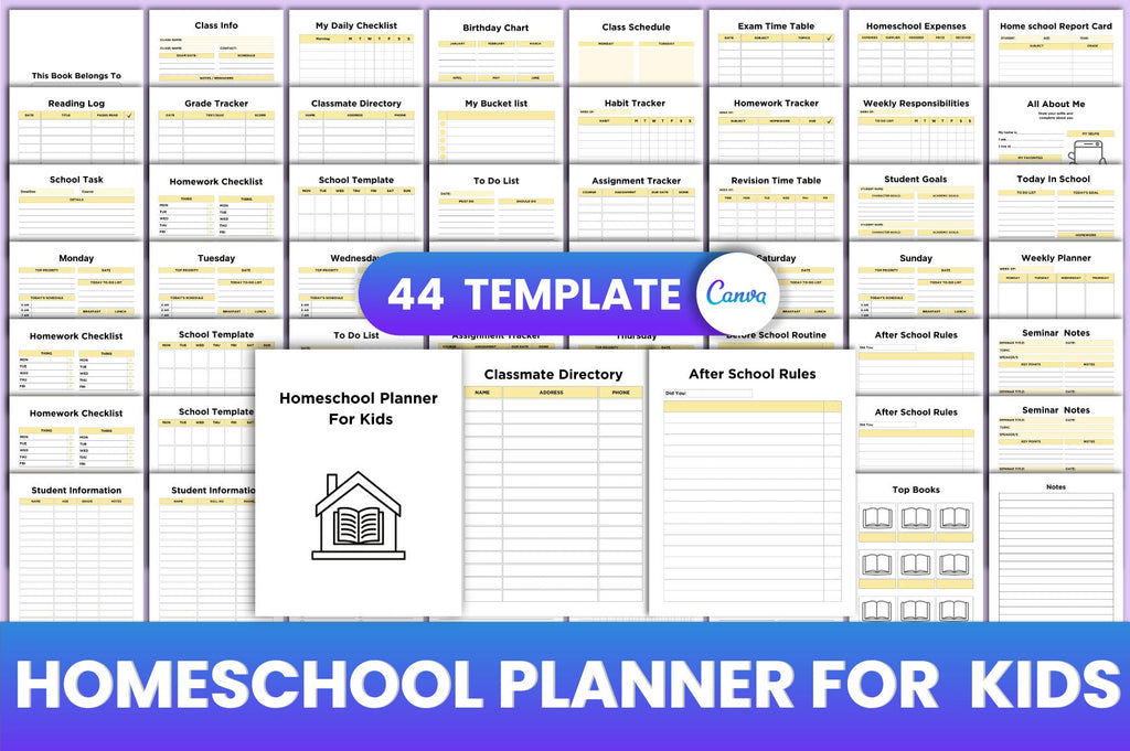 Homeschool Kids Planner