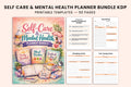 Self Care Mental Health Planner