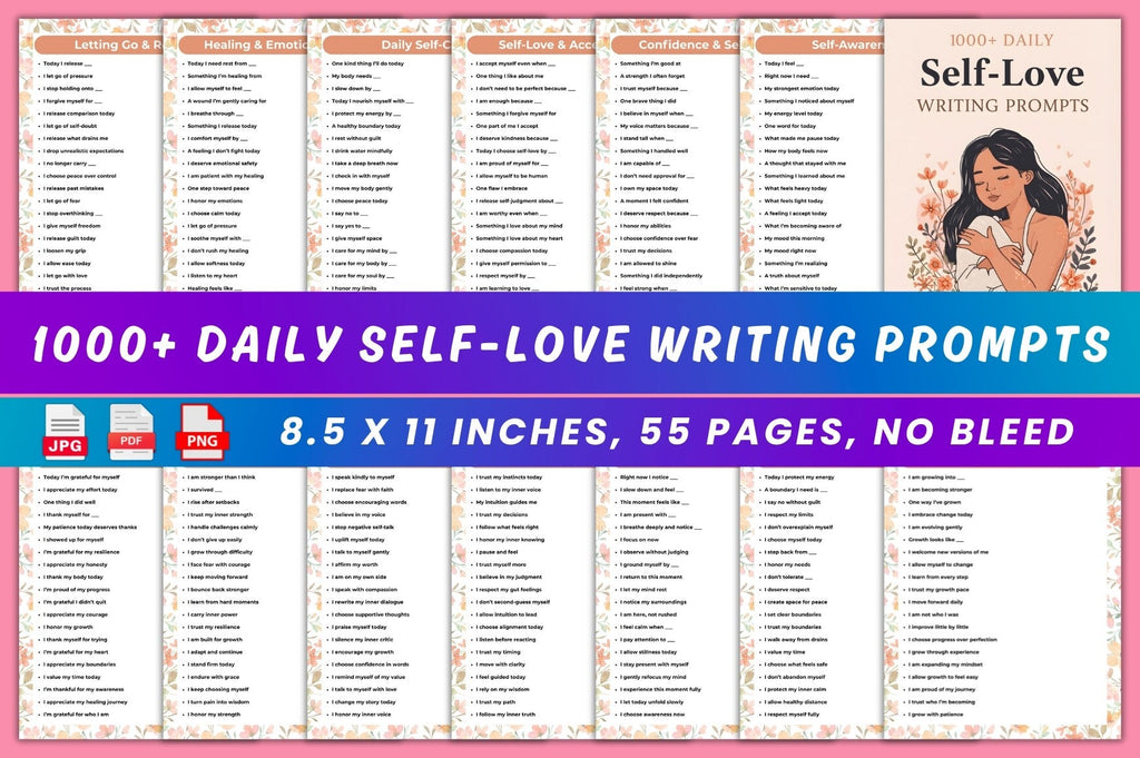 Daily Self-Love Writing Prompts