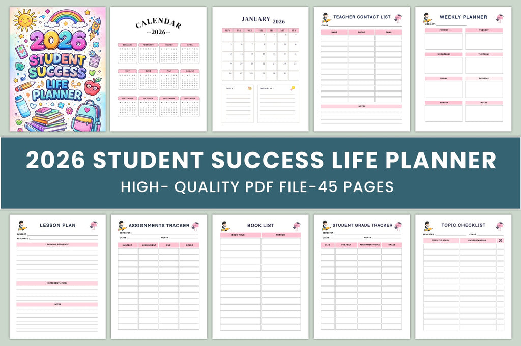 Student Success Life Planner