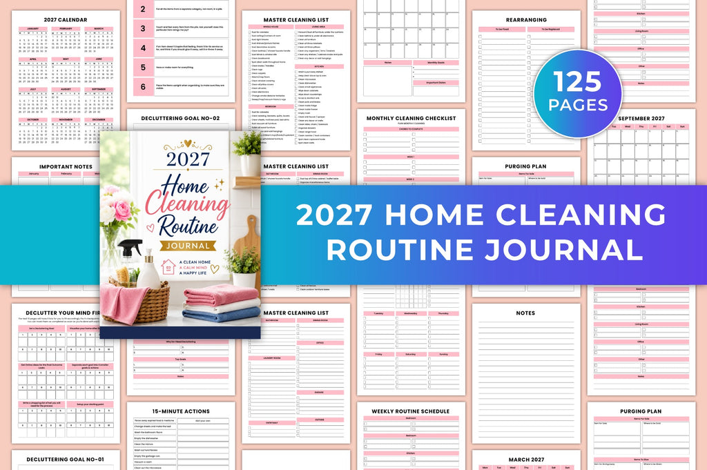 Home Cleaning Routine Journal