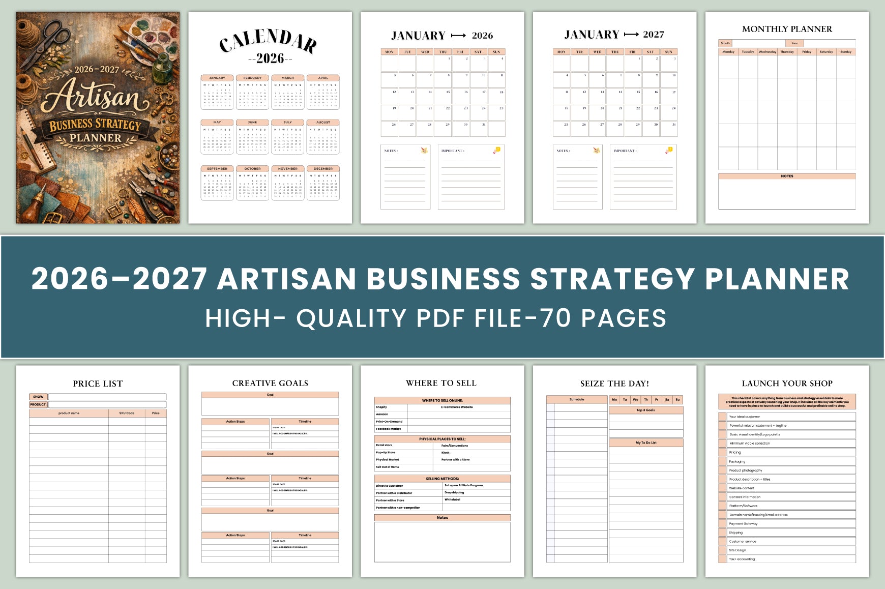 Artisan Business Strategy Planner