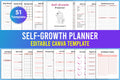 Editable Self-Growth Planner