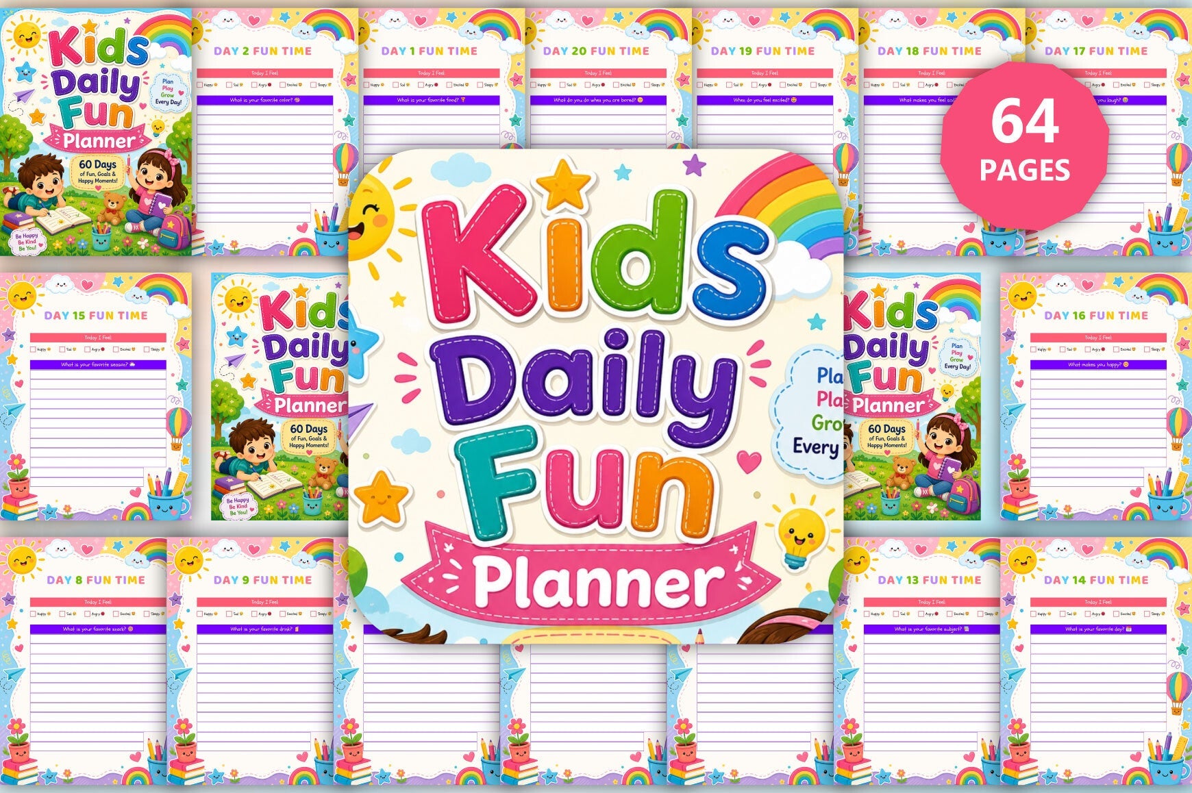 Kids Daily Fun Planner