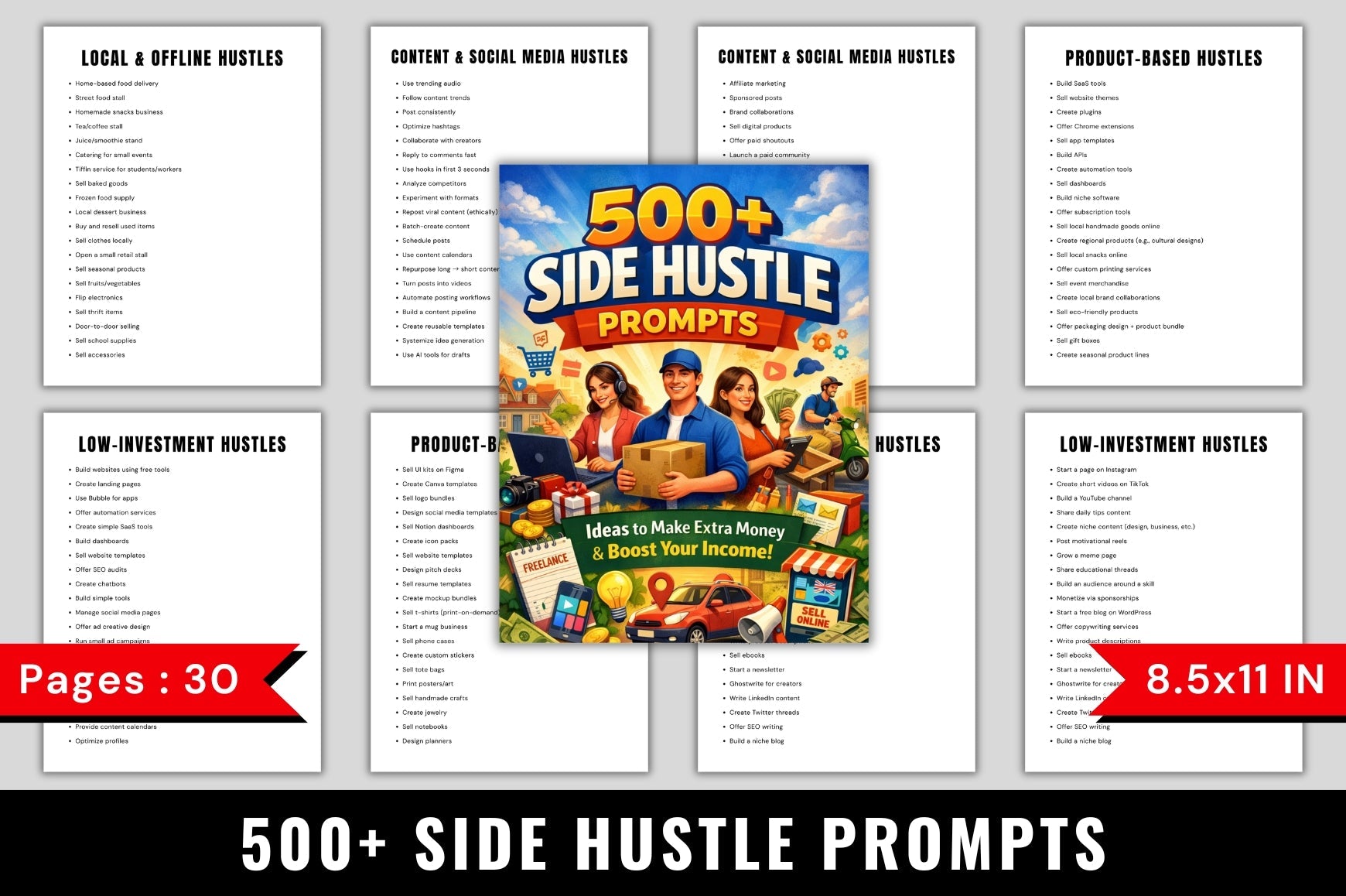 Side Hustle Prompts