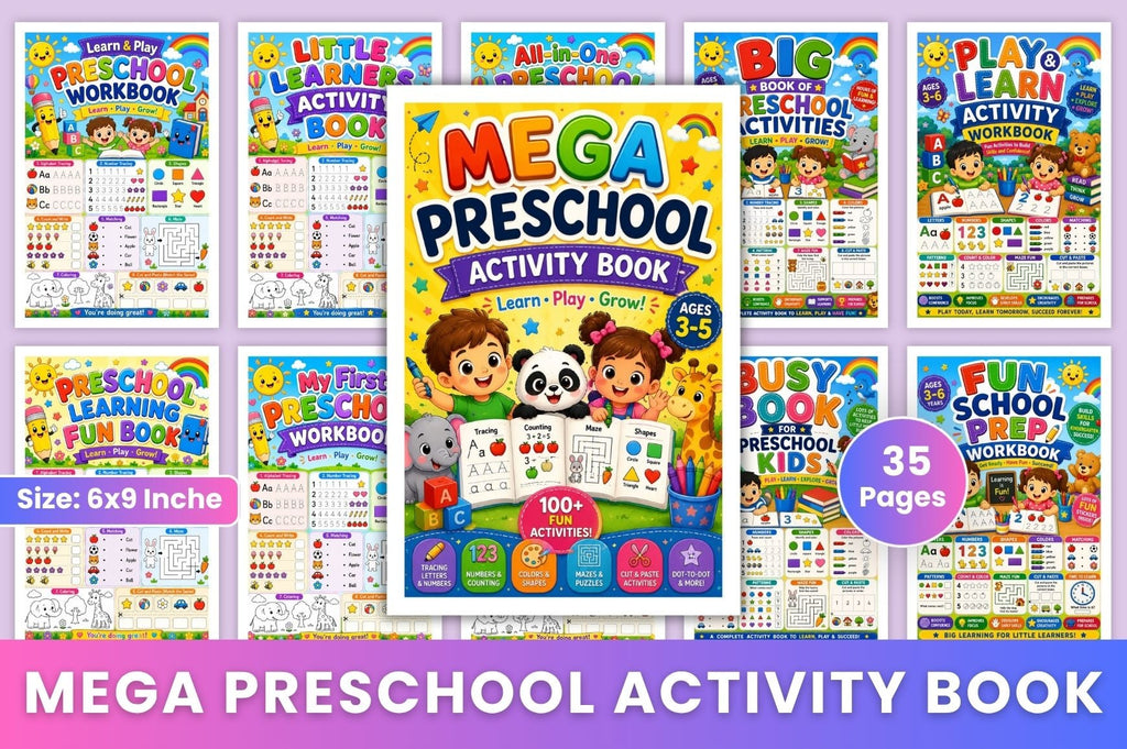 Mega Preschool Activity Book