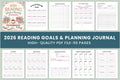 Reading Goals Planning Journal