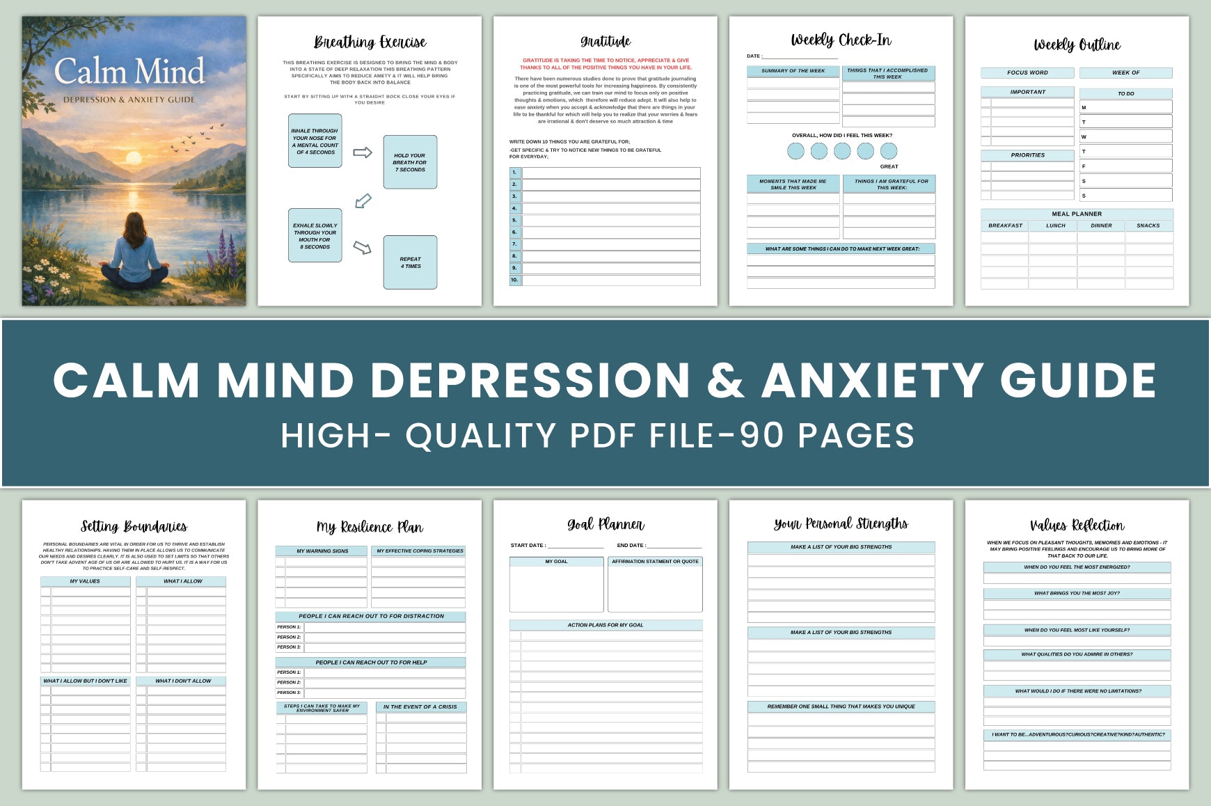 Calm Mind: Depression & Anxiety Guide