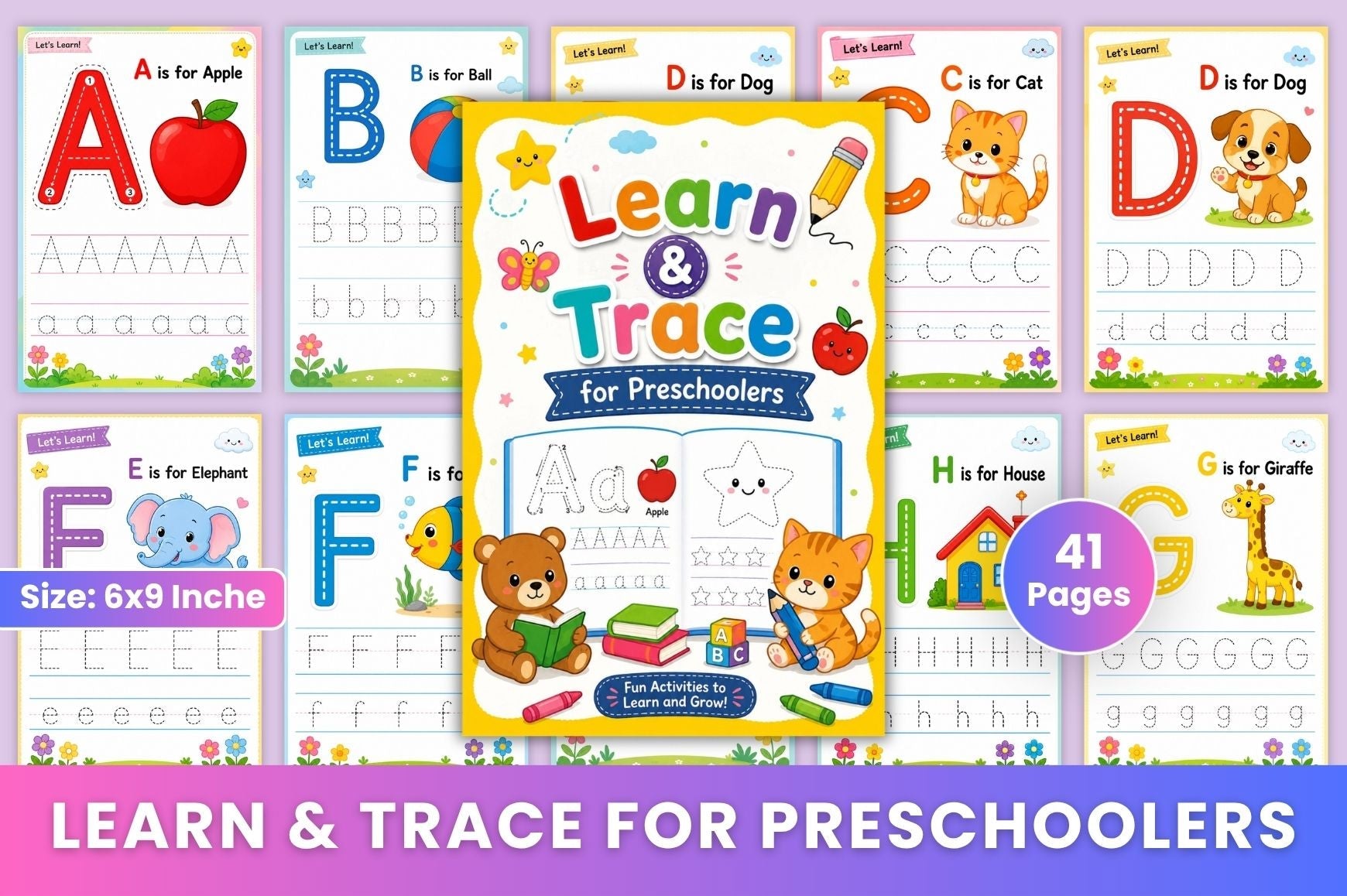 Learn Trace For Preschoolers