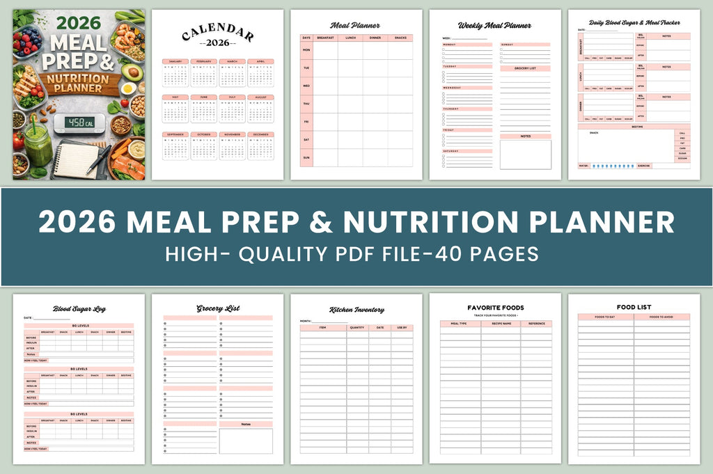 Meal Prep Nutrition Planner