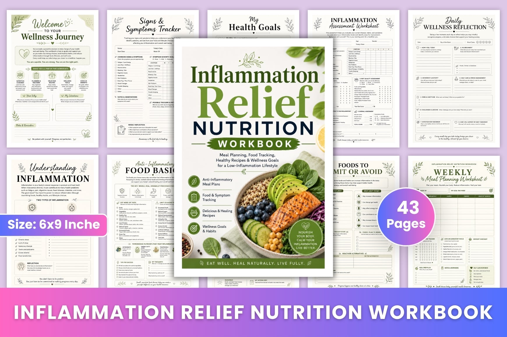 Inflammation Relief Nutrition Workbook