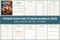 Power Routine Fitness Planner