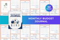 Monthly Budget Journal