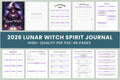 Lunar Witch Spirit Journal