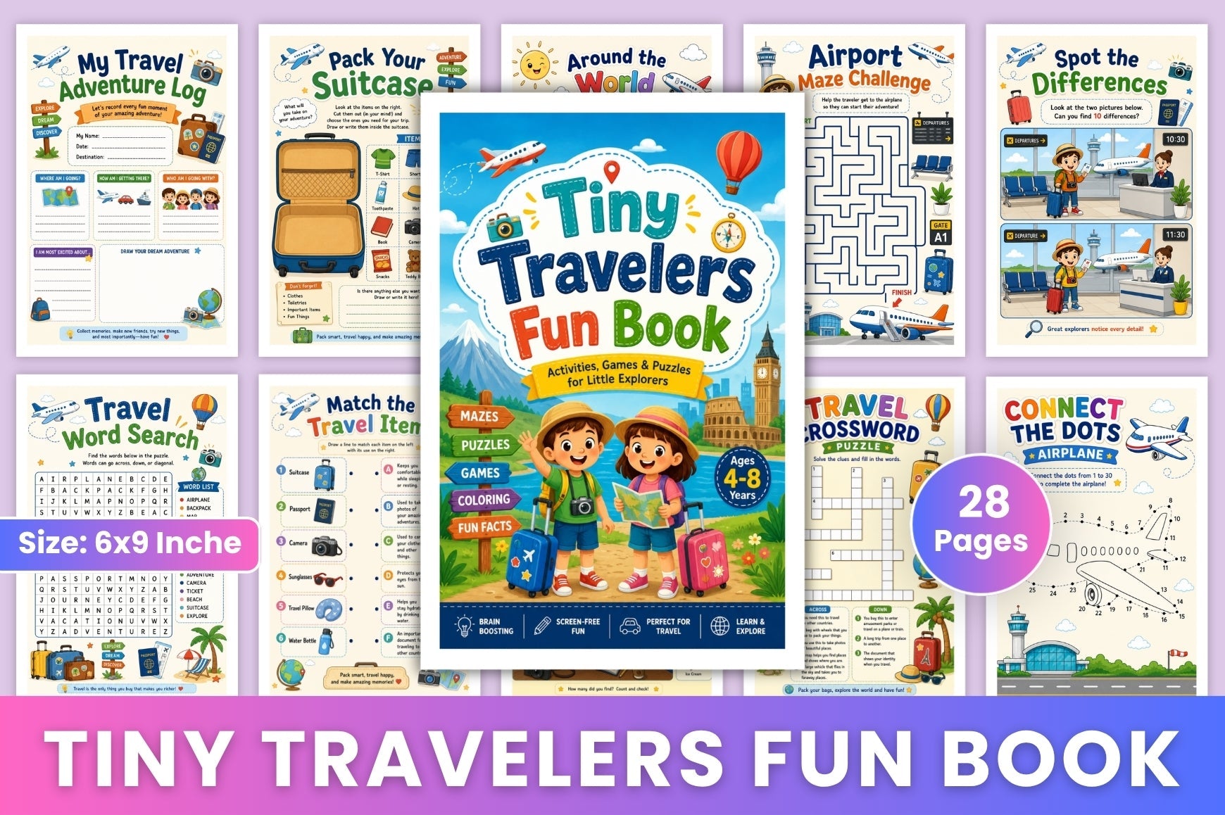 Tiny Travelers Fun Book