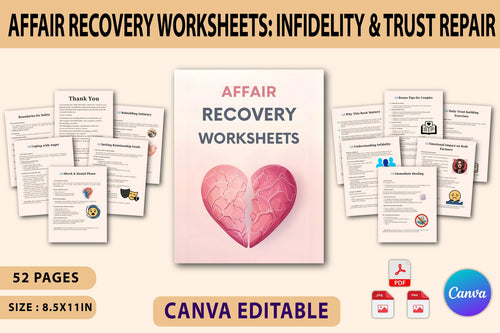 Affair Recovery Worksheets Planner