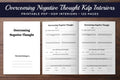 Overcoming Negative Thoughts Planner