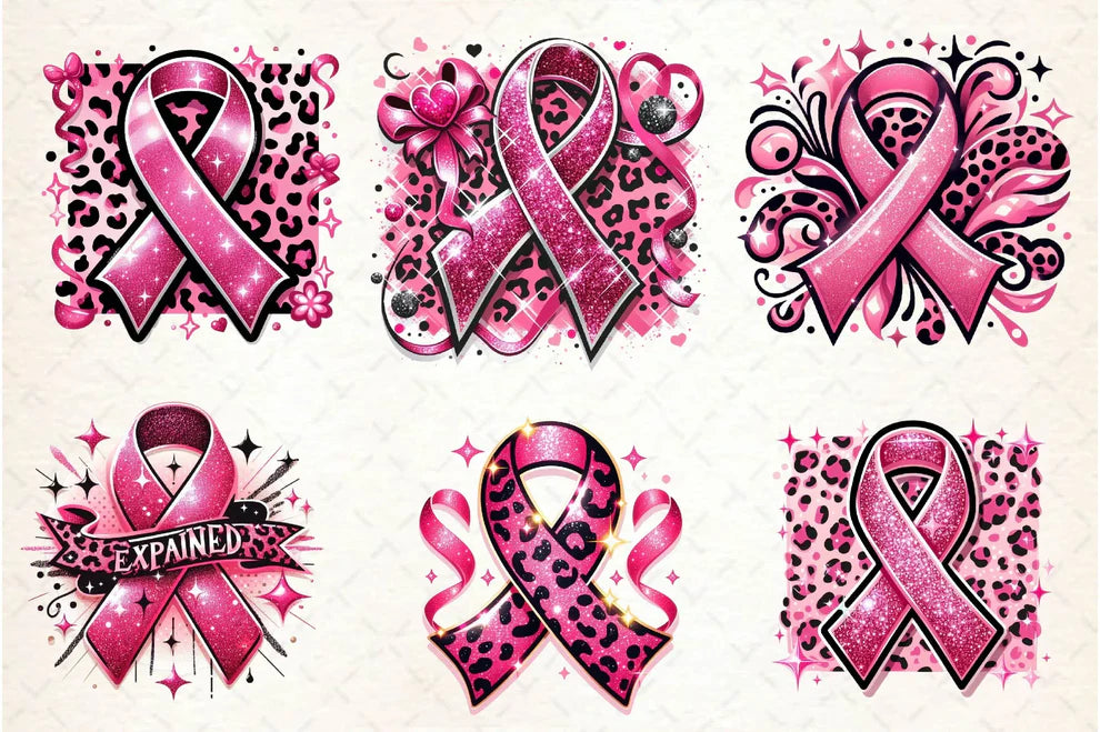 Breast Cancer Awareness Clipart Bundle