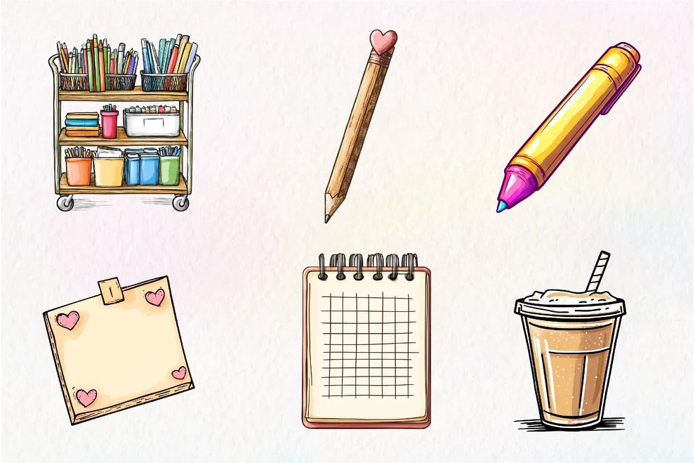 Summer Planner Clipart Bundle