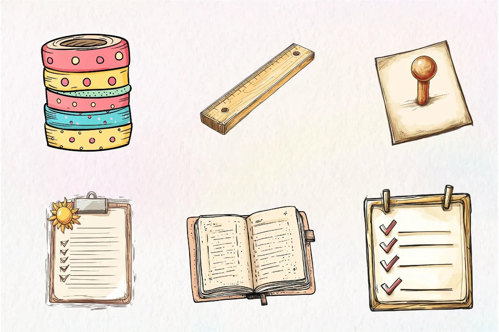 Summer Planner Clipart Bundle
