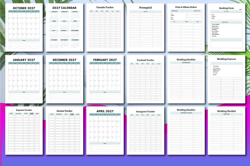 Photography Planner