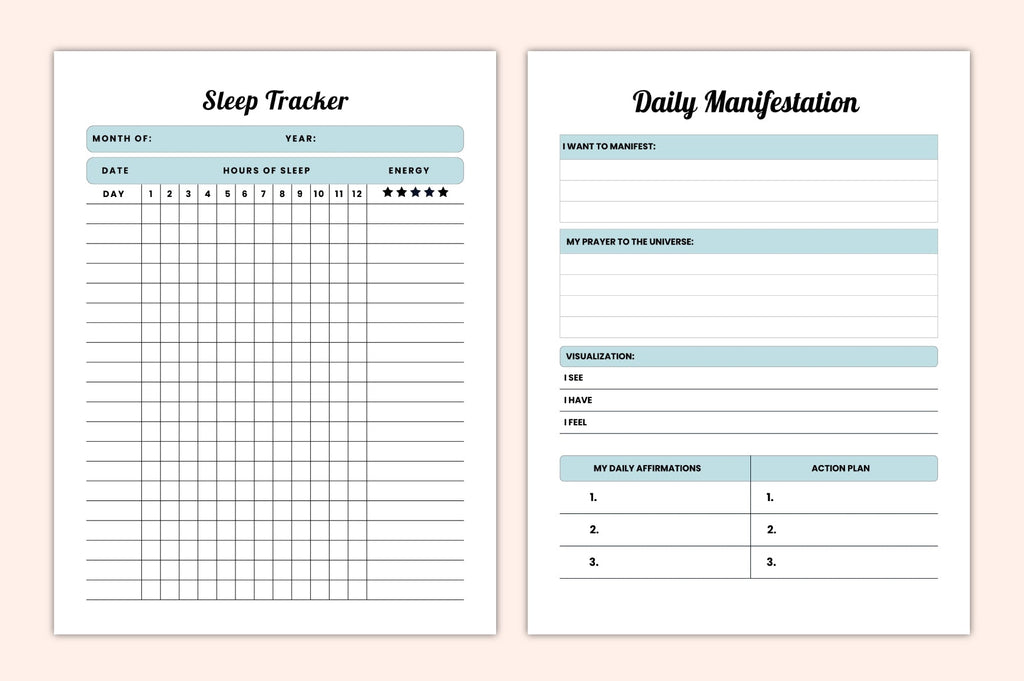 Mind Mental Health Planner for Wellness and Self-Care