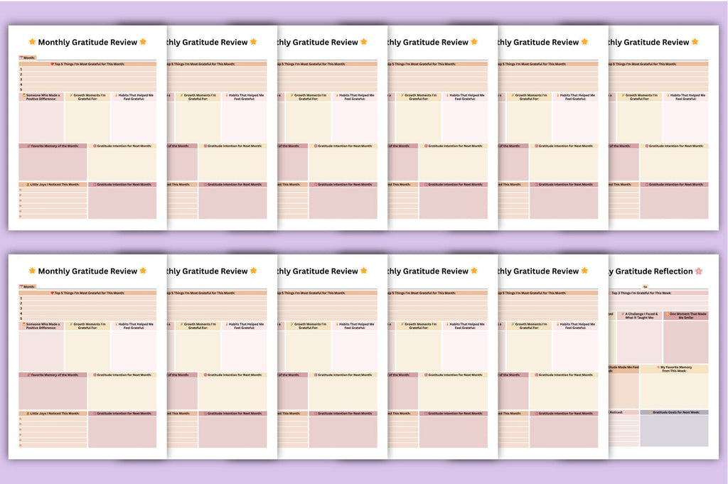 Gratitude Journal for Daily Reflection
