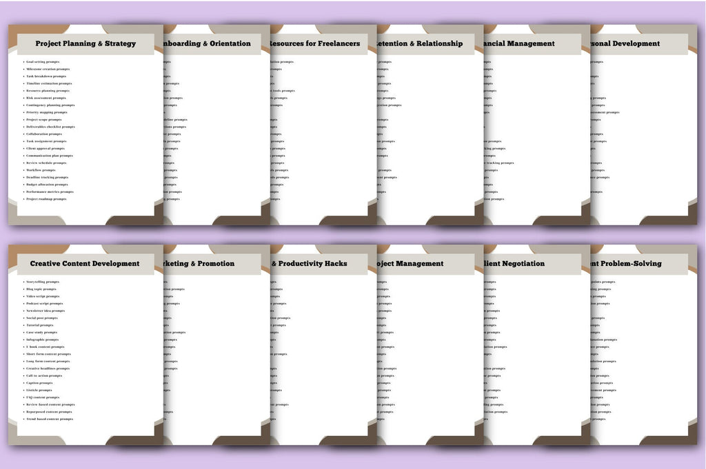 Freelancers Success Manual Planner