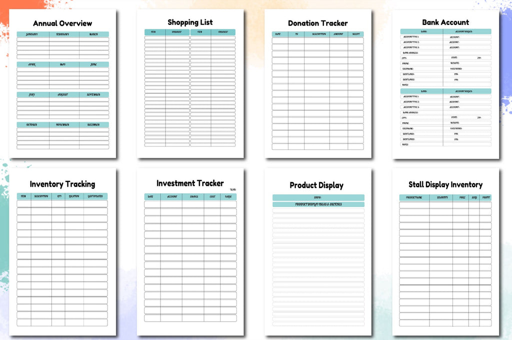 Tumbler Business Planner