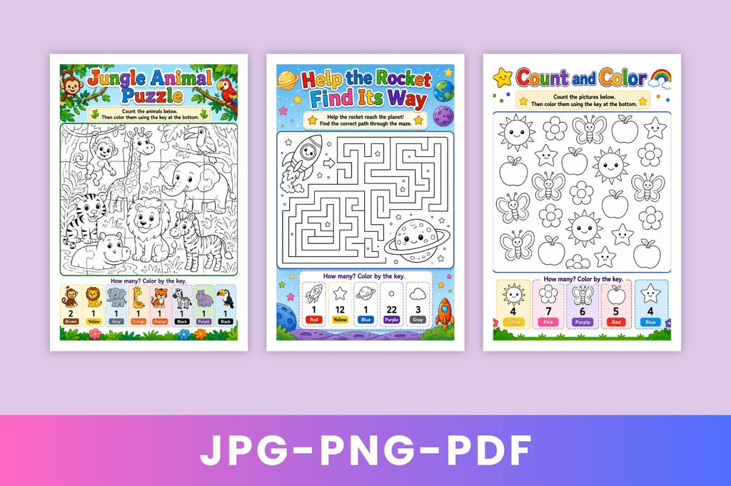 Mega Activity For Kids Book