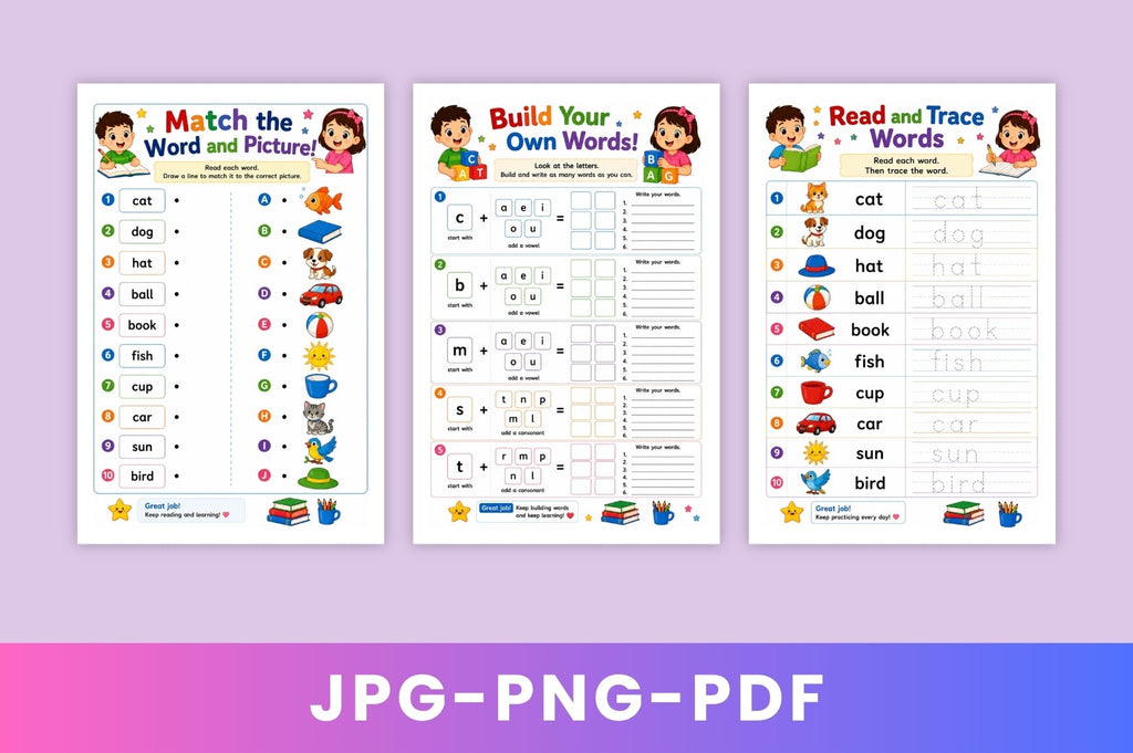 Learn To Read With Phonics Workbook
