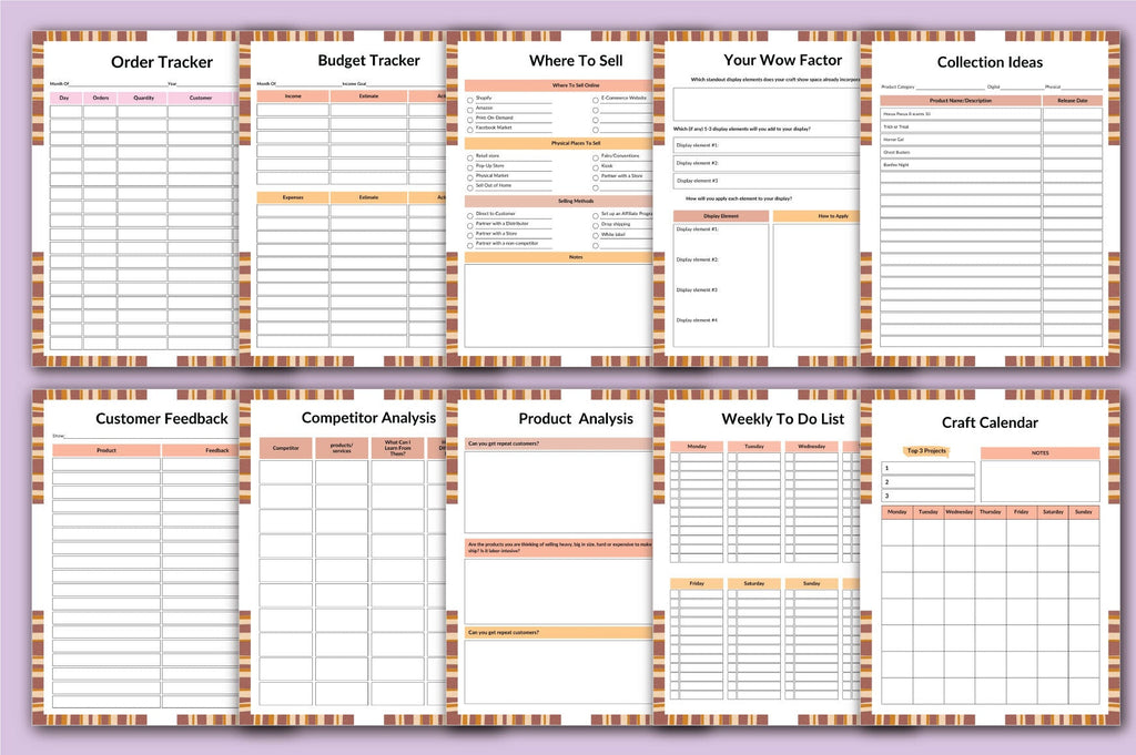 Craft Business Planner: Essential Planning Tool