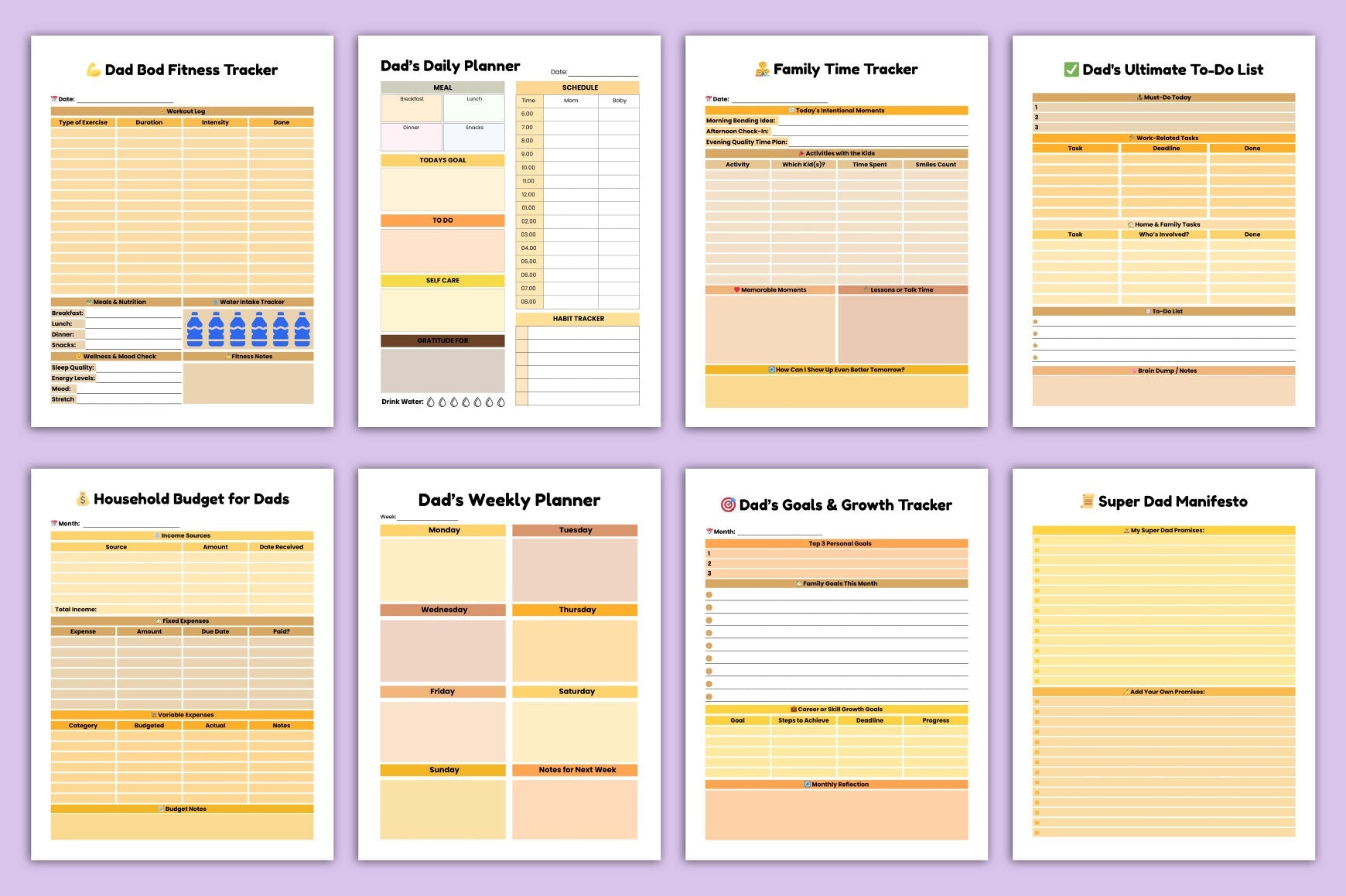 Super Dad Planner