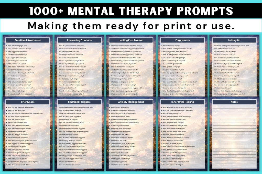 Mental Therapy Prompts