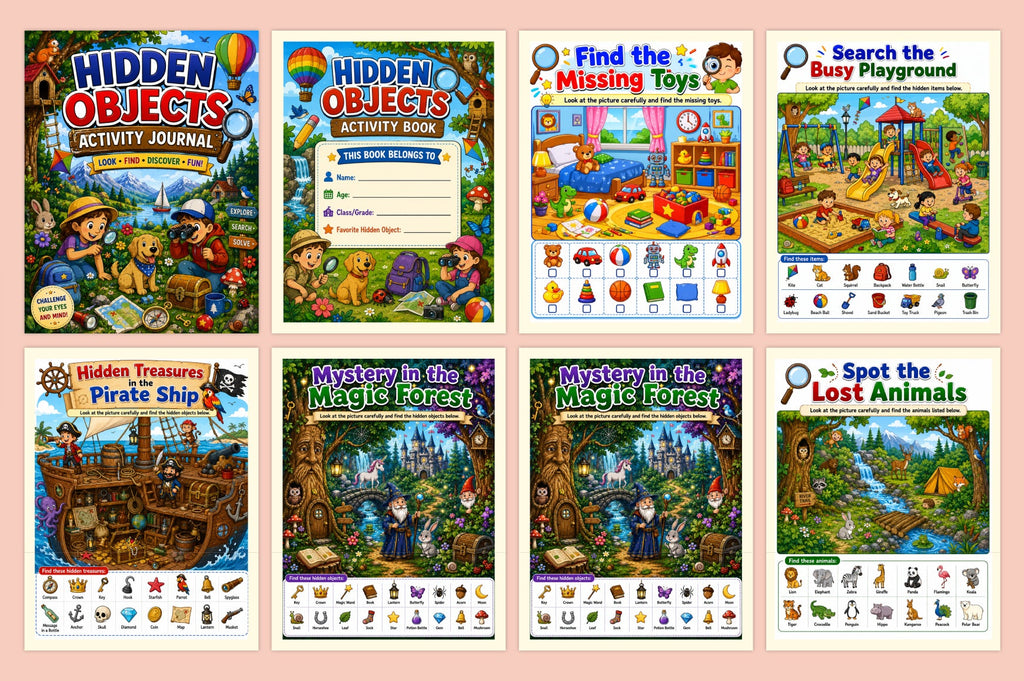 Hidden Objects Activity Journal