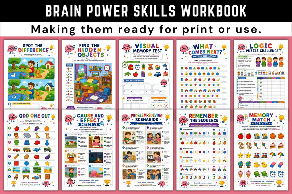 Brain Power Skills Workbook